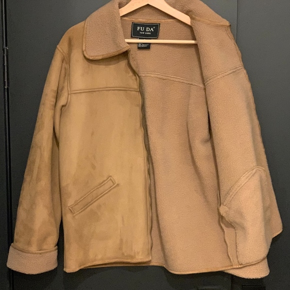 fuda Jackets & Blazers - FUDA NY faux suede & fleece jacke